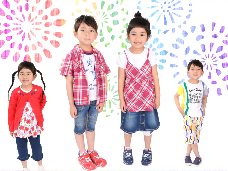 丸高衣料の2018春夏コーディネート